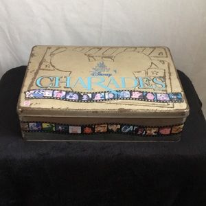 Mattel vintage The Wonderful World of Disney Charades Game in metal box